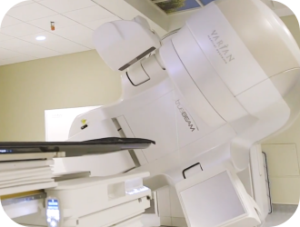 Linear accelerator in the Cancer Center.