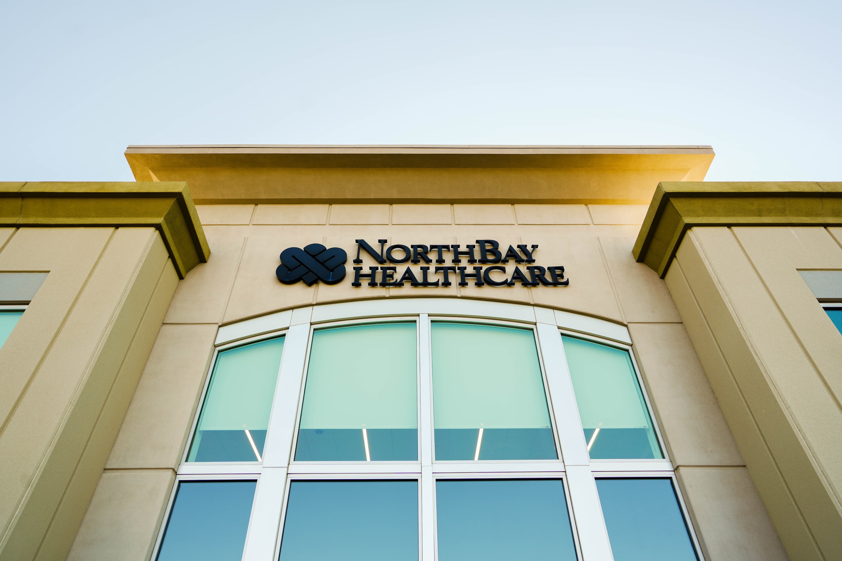 The front door of the Northbay Health care office in Fairfield, CA