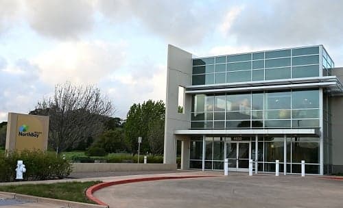 The front door of the Northbay Health care office in Green Valley, Fairfield, CA
