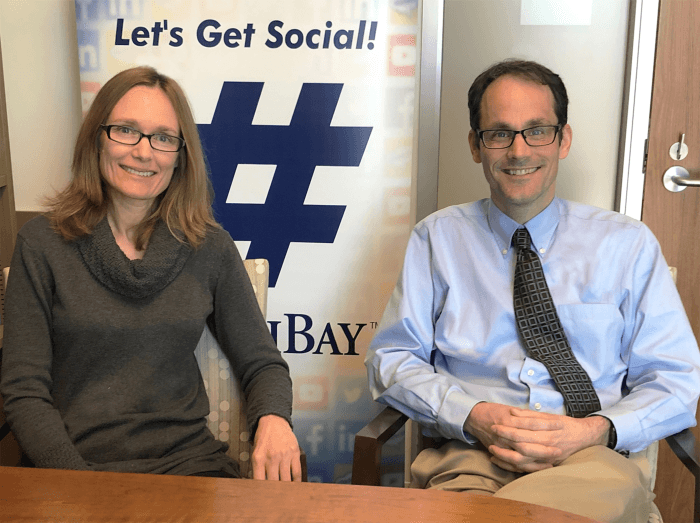 Genetic Counselor Karen Vikstrom (left) and husband Brian Vikstrom, MD, an oncologist at the Northbay Cancer Center, joined forces for the latest #OurDocTalk chat on the Northbay Health Facebook page.