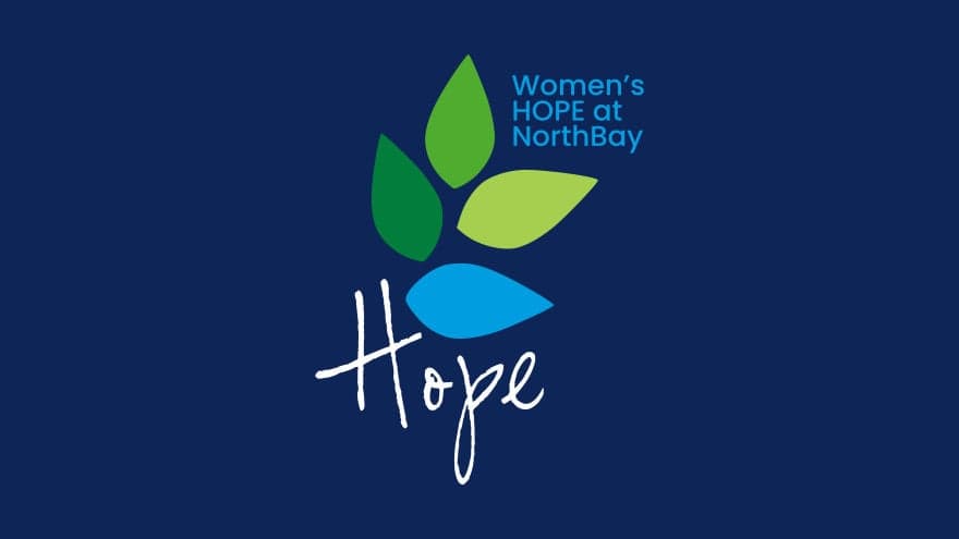 Dark blue background with the NorthBay Health logo in the middle.