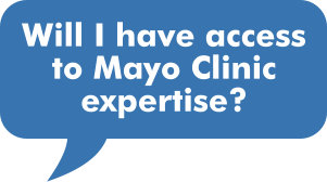 Will I have access to Mayo Expertise?