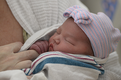 Keani Diane Quitugua is the first baby born in the Bay Area in 2019, arriving at 12:25 a.m. New Year's Day at NorthBay Medical Center.
