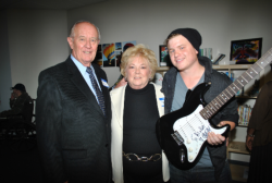 In 2012, in recognition of their support of the NorthBay Hospice program, the Shaws were presented with a guitar signed by rock star Jacoby Shaddox, by his brother, Bryson Roatch.