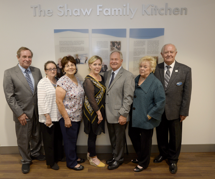 The Shaw family includes (left to right) David Shaw, Connie Martinez, Juanita Figueroa, Kathy Shaw, Steve Shaw, Patt and Al Shaw.