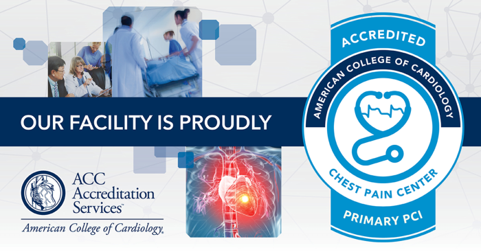 The American College of Cardiology has once again recognized NorthBay Healthcare for its expertise and commitment in treating patients with chest pain.