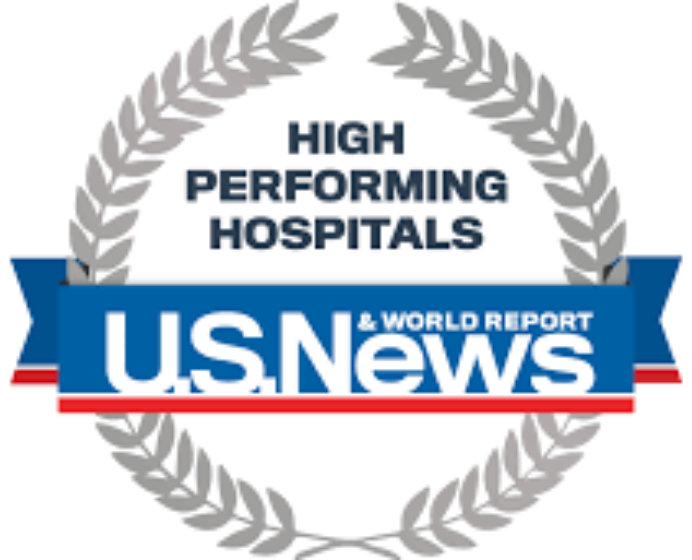 U.S. News & World Report for 2021 High Performing rating 