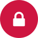 red circle with a locked padlock icon