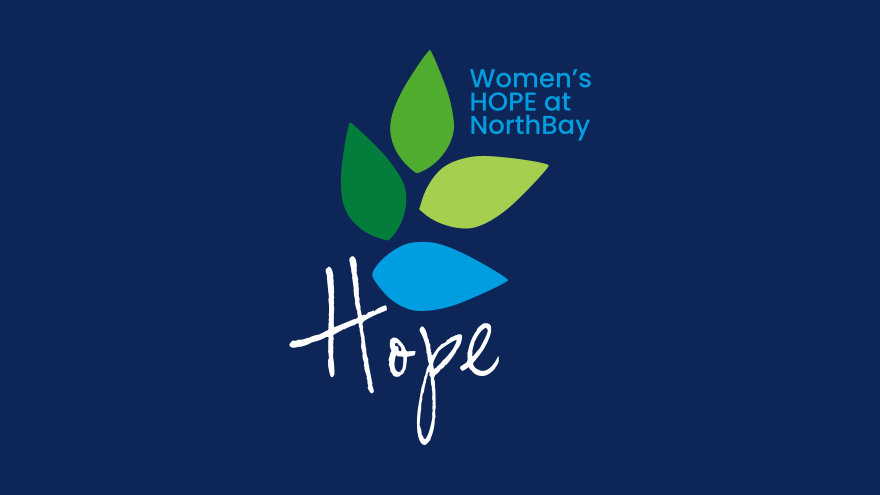 Dark blue background with the NorthBay Health logo in the middle.