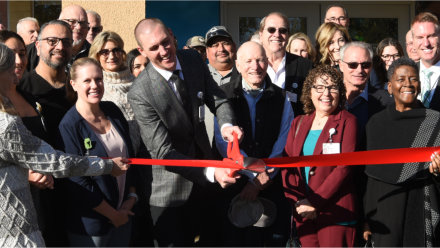NorthBay Health care providers and leadership are joined by community leaders from Dixon in the ribbon cutting event for the new Urgent Care location.